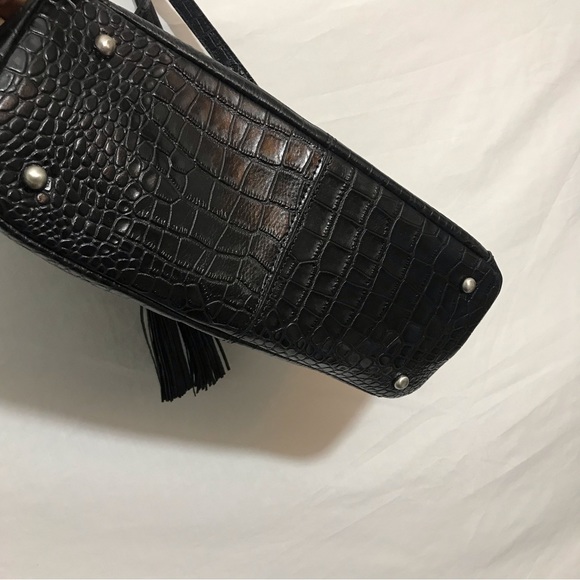 SOLD Patricia Nash Black Leather Witney Tote Handbag Purse LIKE NEW Condition - Picture 10 of 16